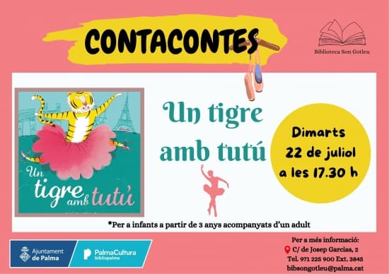 un tigre amb tutu