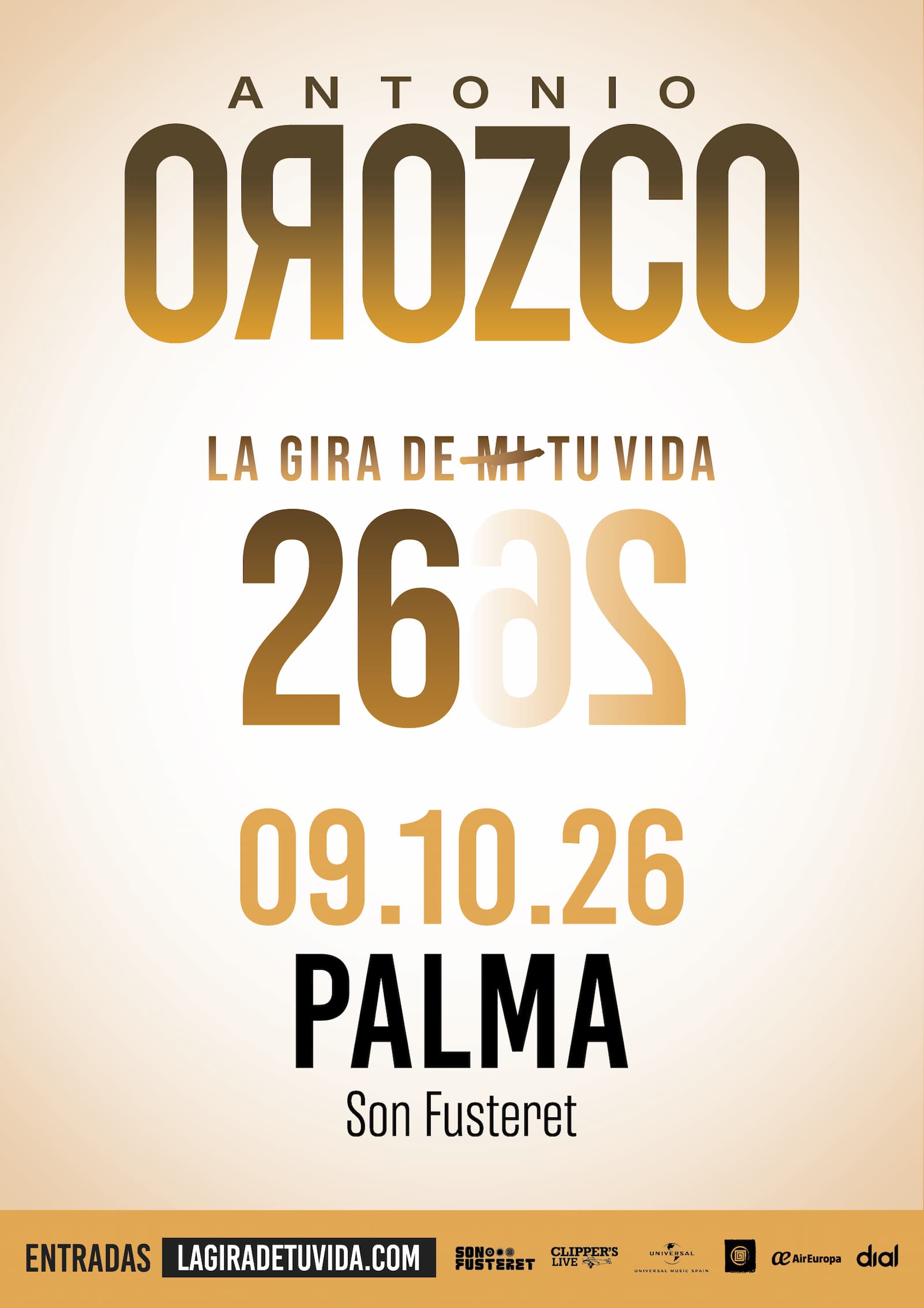 antonio orozco la gira de tu vida palma son fusteret