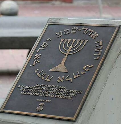 Placa Judaísmo Palma