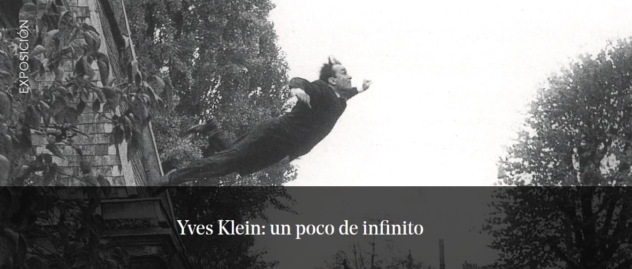 UN POCO DE INFINITO - Yves Klein yves klein