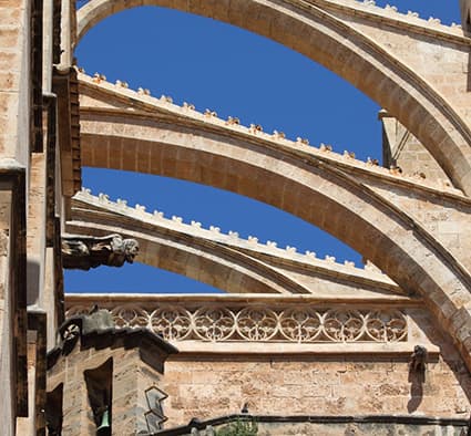 Arbotantes Catedral Mallorca