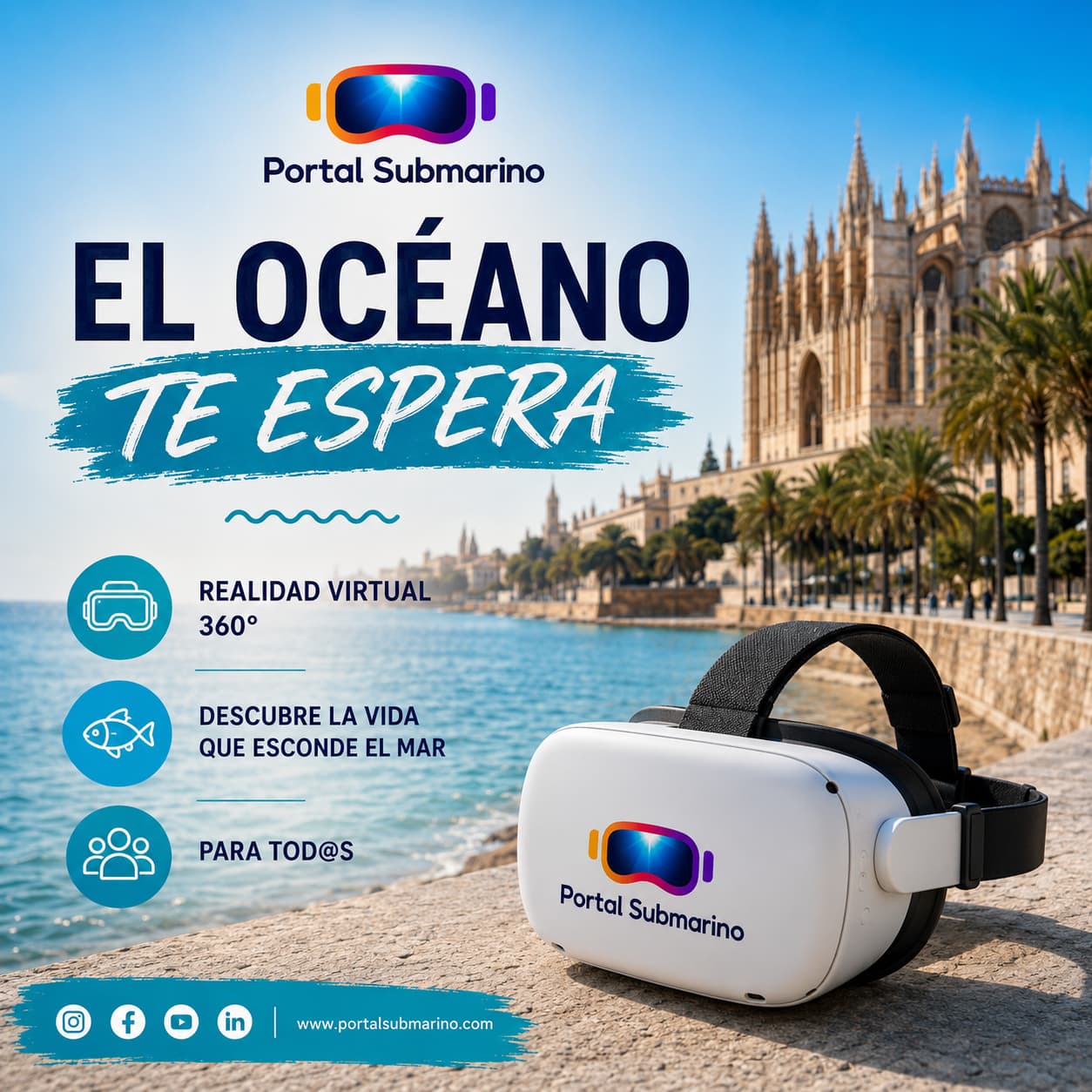 Sumérgete en el océano desde Palma | Realidad Virtual 360º