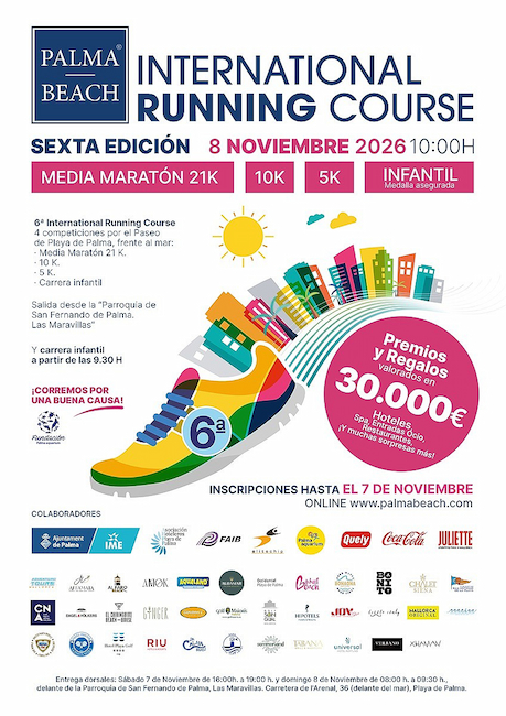 Palma Beach Running Course 2026